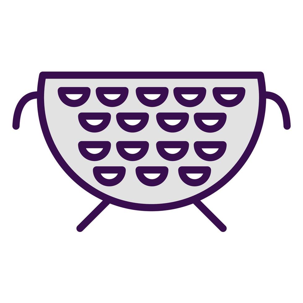 Colander icon, suitable for a wide range of digital creative projects. Happy creating. vector