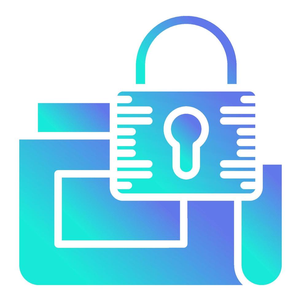 secure data folder icon, suitable for a wide range of digital creative projects. Happy creating. vector