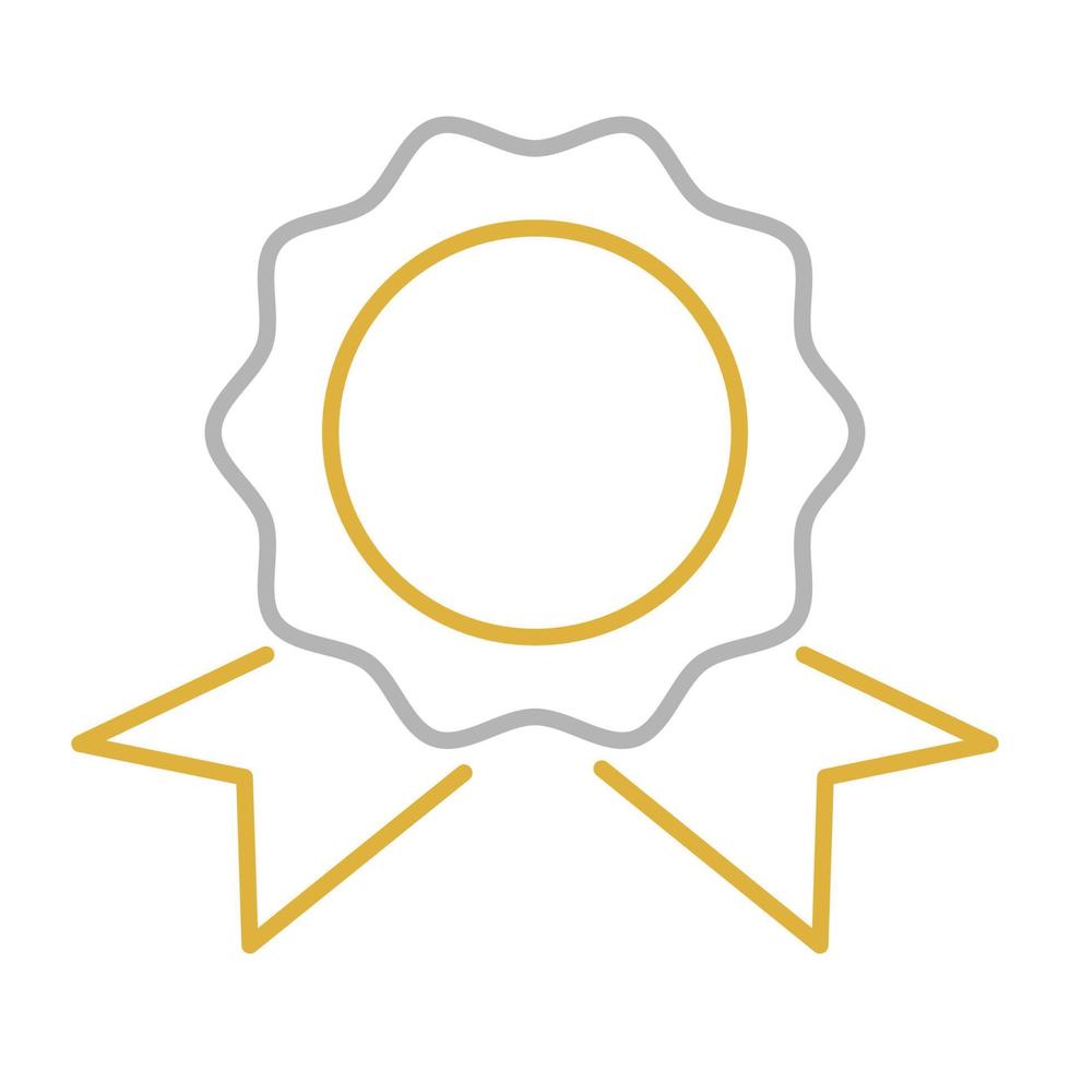 icono de insignia, adecuado para una amplia gama de proyectos creativos digitales. feliz creando. vector