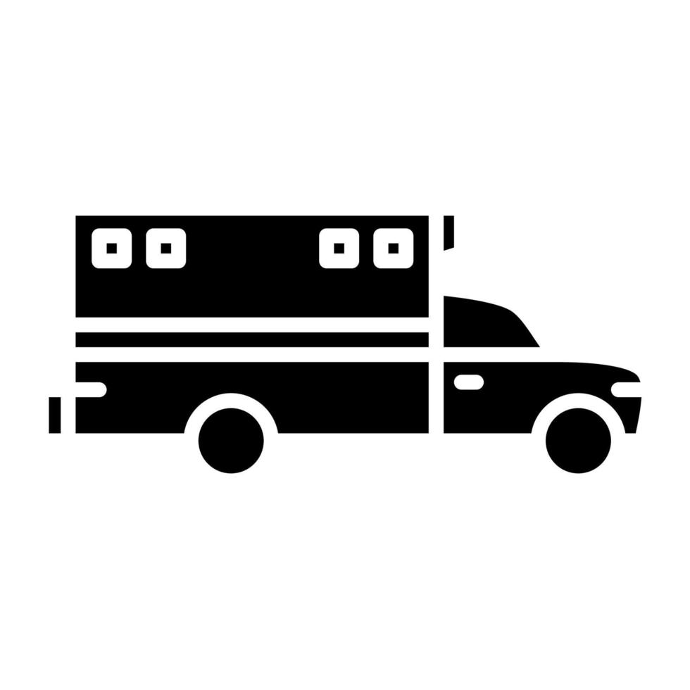 Ambulance icon, suitable for a wide range of digital creative projects. Happy creating. vector