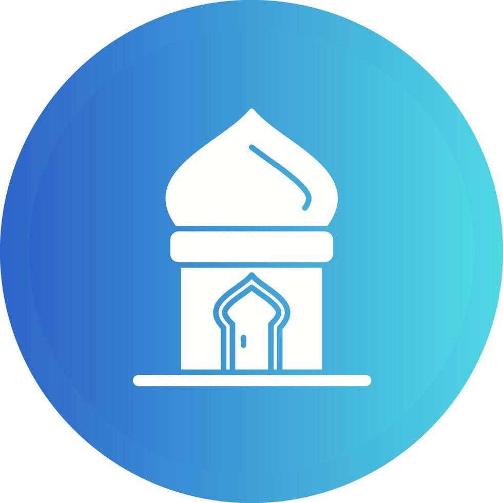 icono de vector de puerta masjid