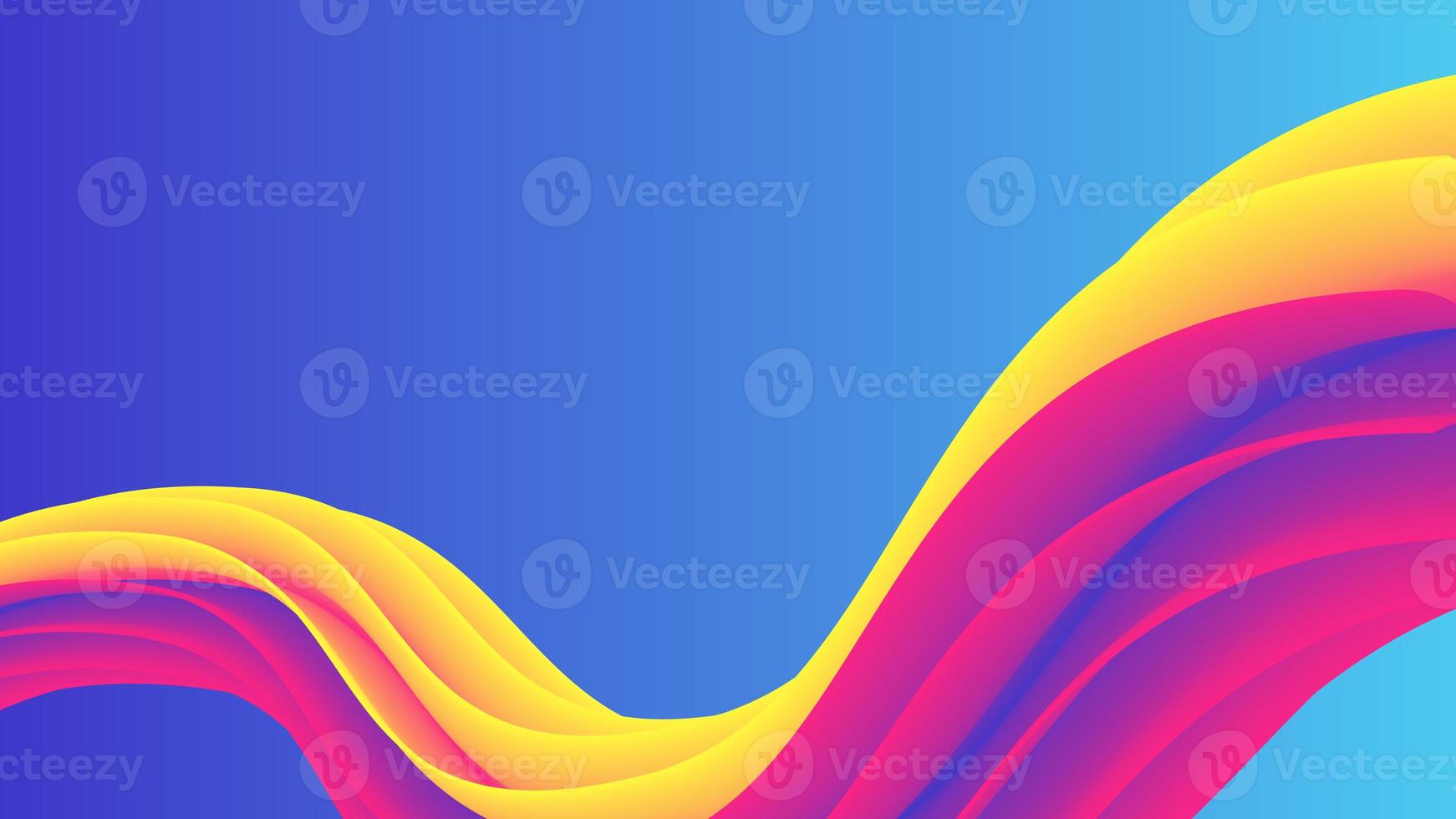 Colorful abstract fluid gradient landing page background photo