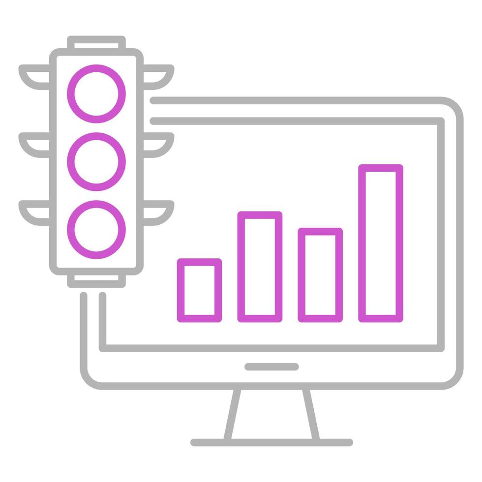 growth traffic icon, suitable for a wide range of digital creative projects. Happy creating. vector