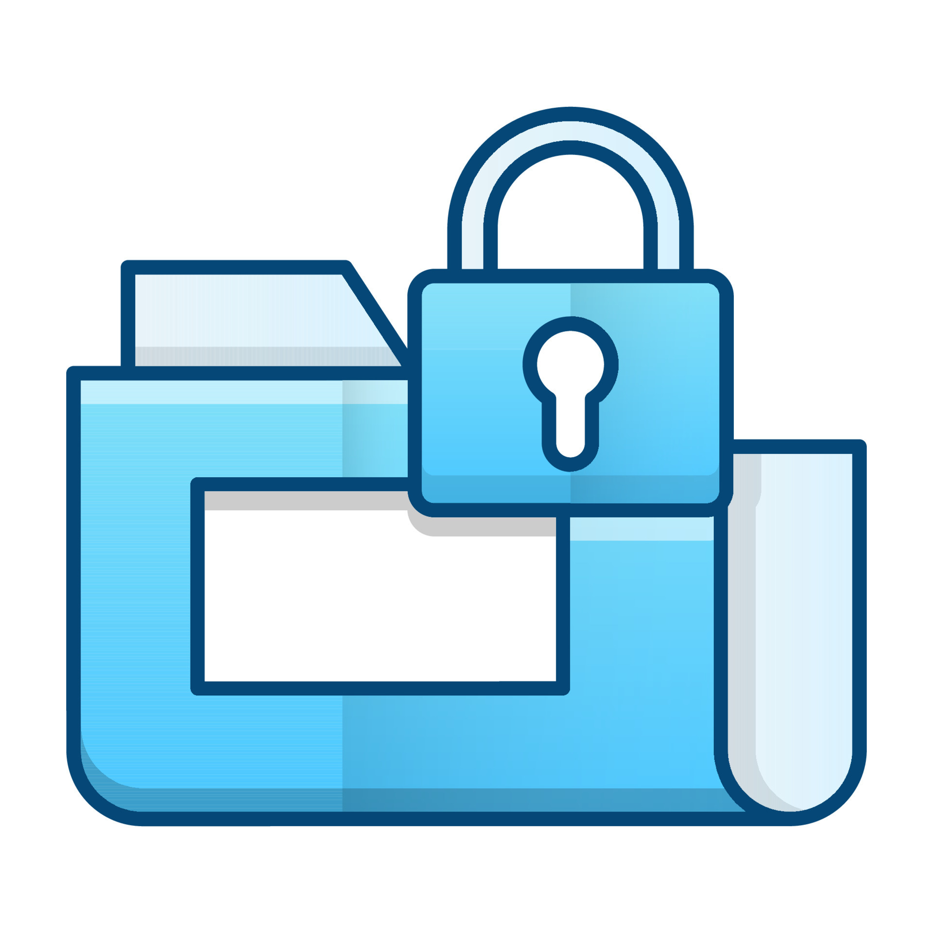 secure data icon, suitable for a wide range of digital creative ...