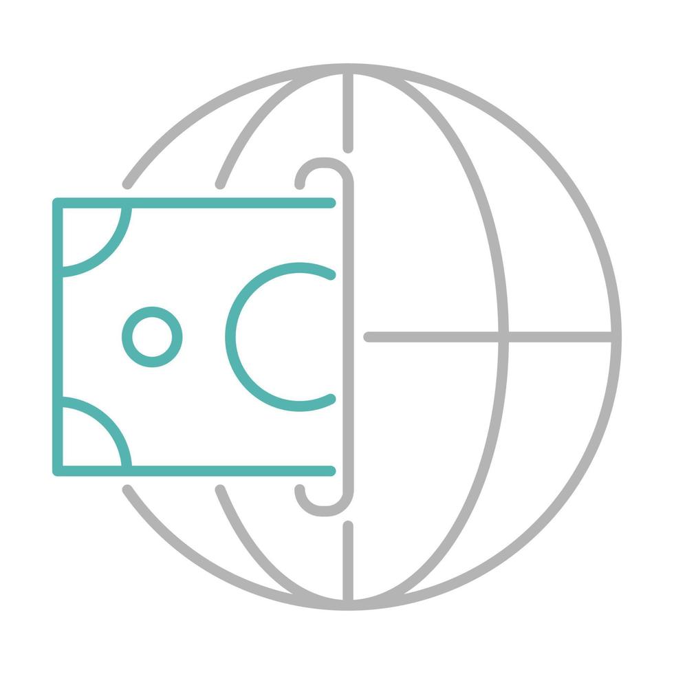 Global payment icon, suitable for a wide range of digital creative projects. Happy creating. vector