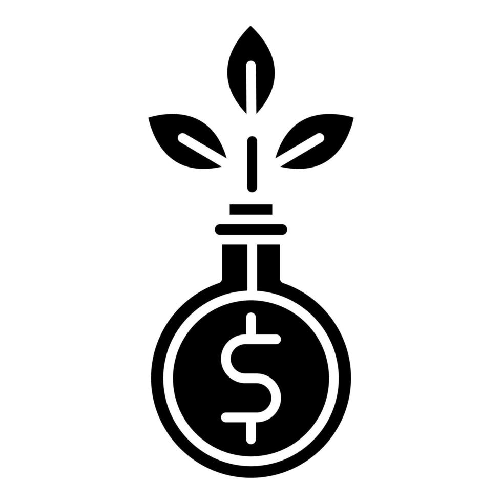 growth funds icon, suitable for a wide range of digital creative projects. Happy creating. vector