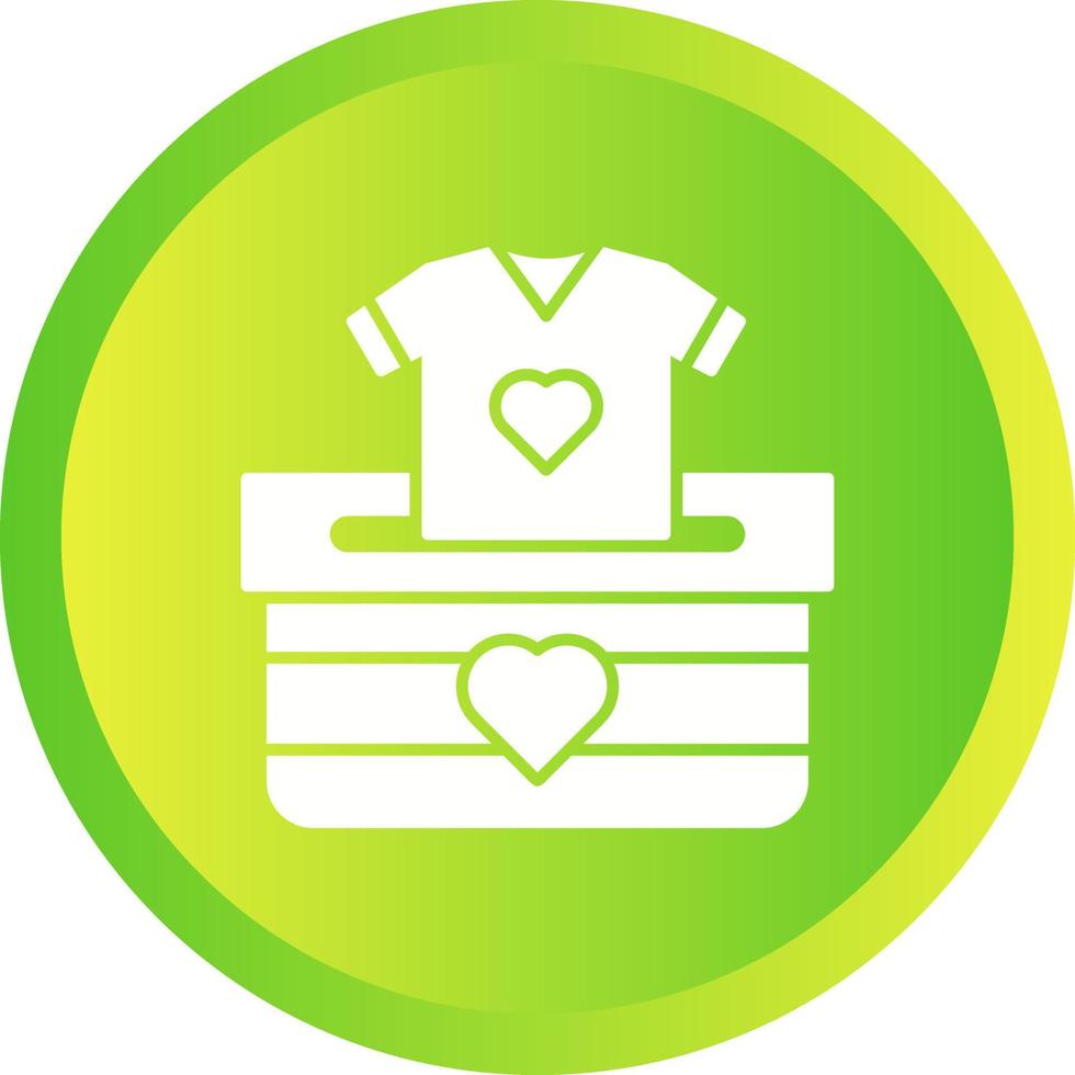 Cloth Donate Vector Icon