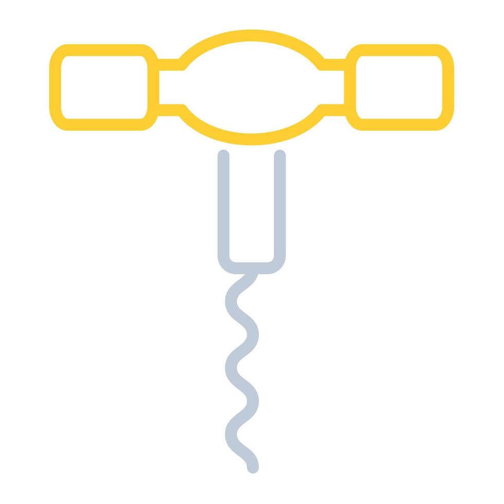 Corkscrew  icon, suitable for a wide range of digital creative projects. Happy creating. vector