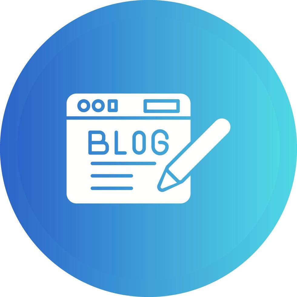 Blog Vector Icon