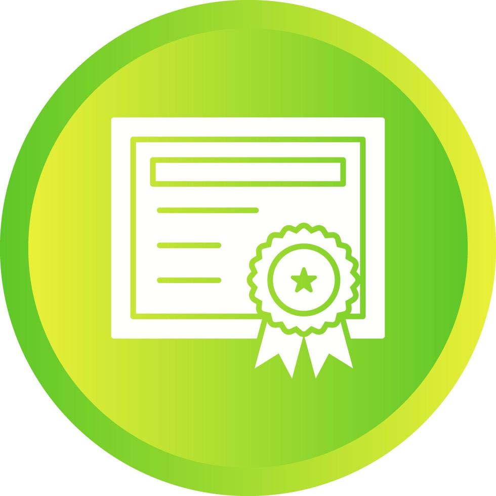 Certificate Vector Icon