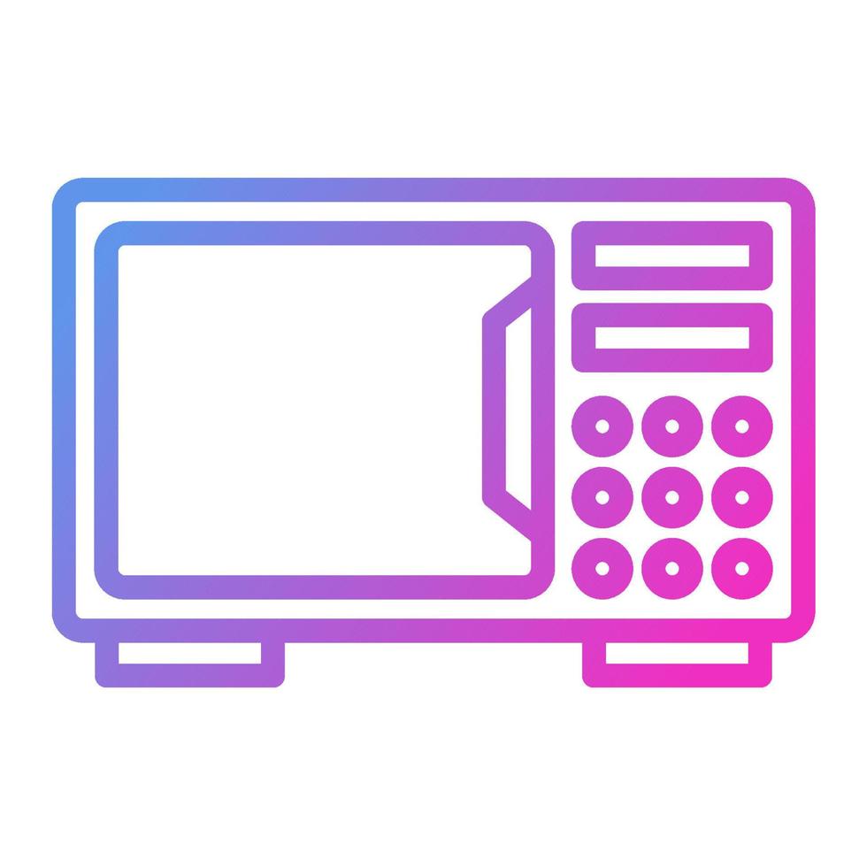 icono de microondas, adecuado para una amplia gama de proyectos creativos digitales. feliz creando. vector