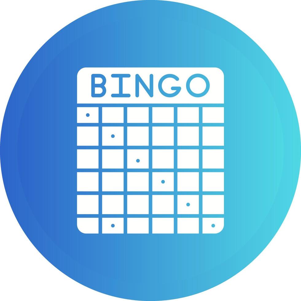 Bingo Vector Icon