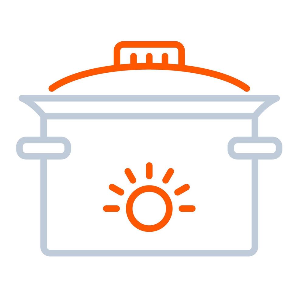 Crock pot icon, suitable for a wide range of digital creative projects. Happy creating. vector