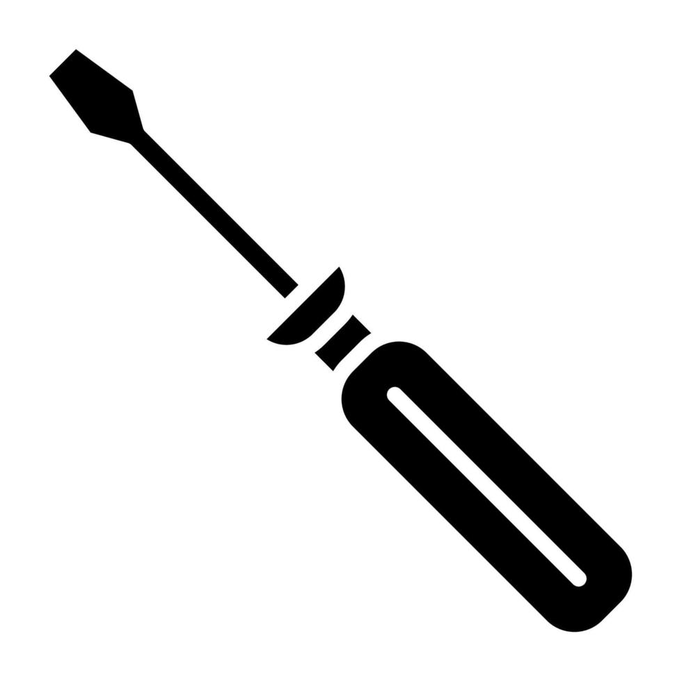 Screwdriver icon, suitable for a wide range of digital creative projects. Happy creating. vector