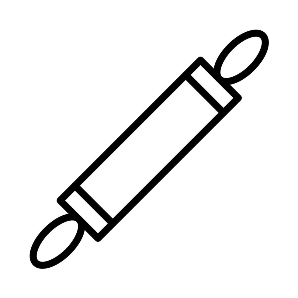 Rolling pin icon, suitable for a wide range of digital creative projects. Happy creating. vector