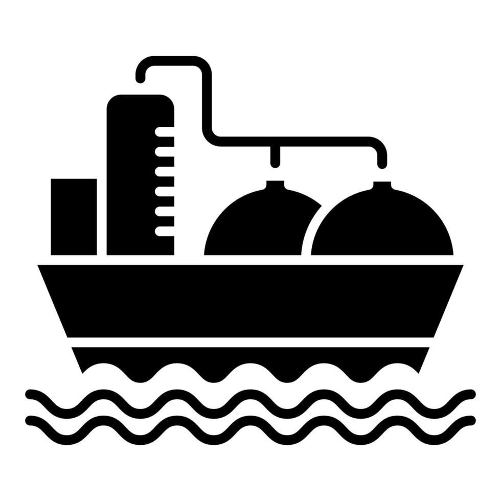 oil tanker icon, suitable for a wide range of digital creative projects. Happy creating. vector