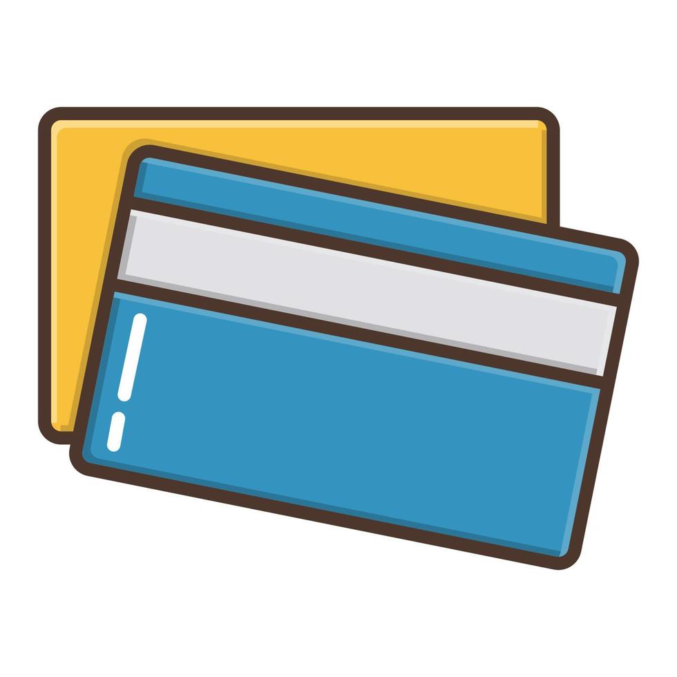 Card icon, suitable for a wide range of digital creative projects. Happy creating. vector