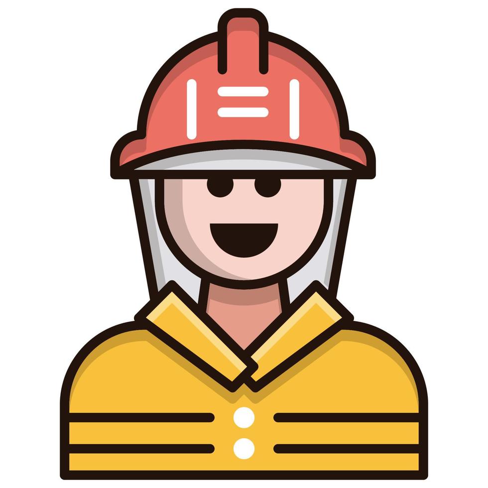 fireman icon, suitable for a wide range of digital creative projects. Happy creating. vector