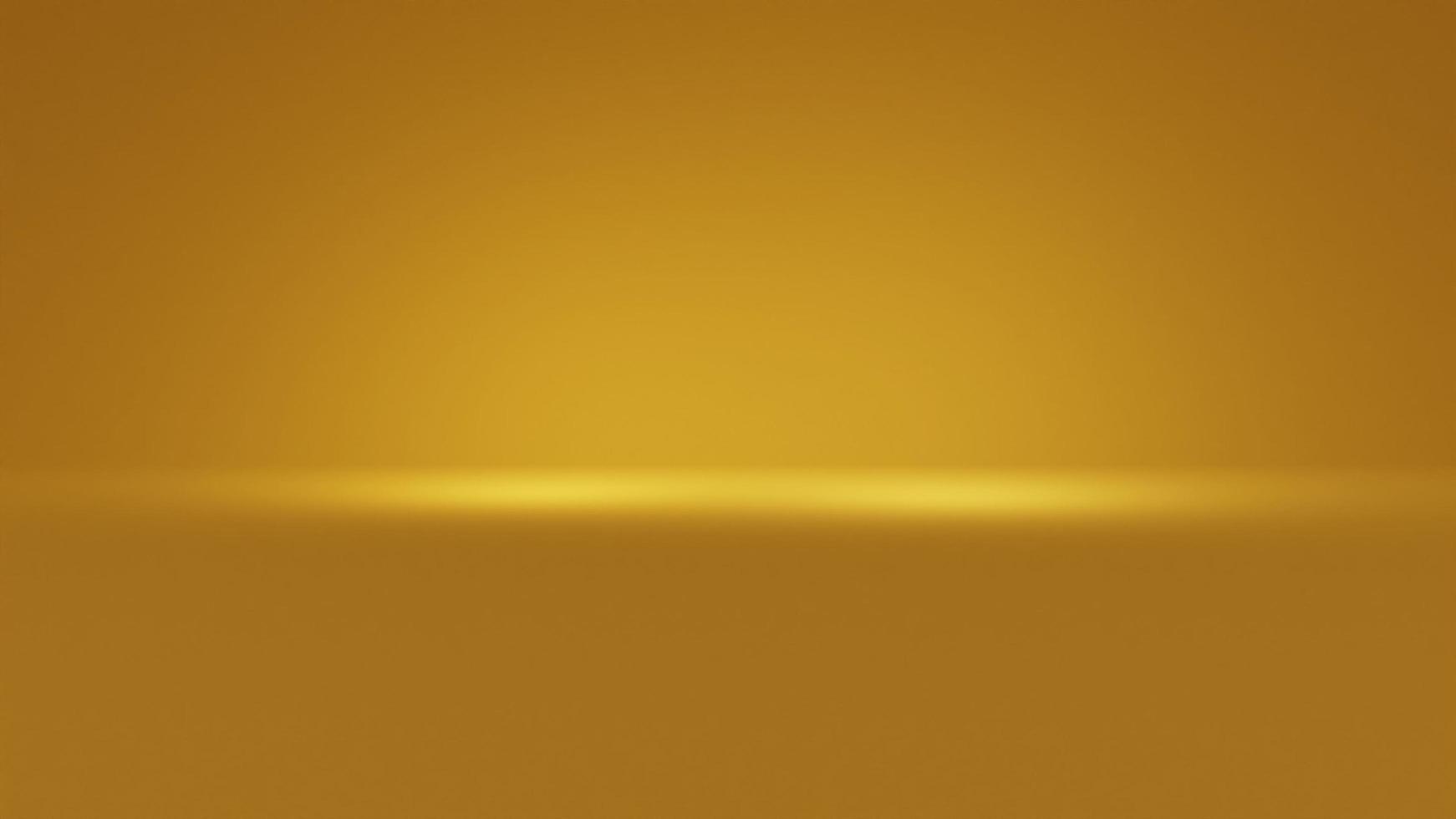 Elegant dark yellow gradient background with center light for product and content display photo