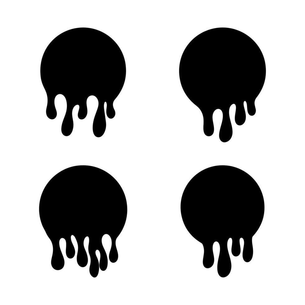 Doodle sketch style of Hand drawn Dripping liquid vector illustration.