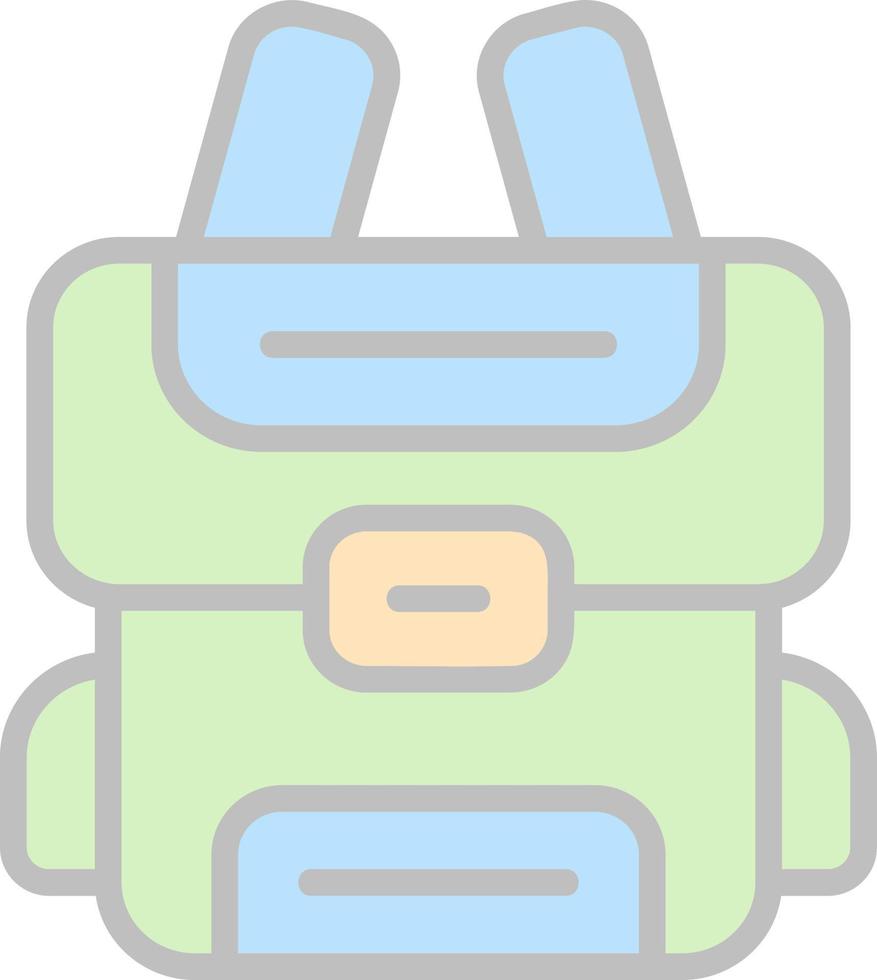 diseño de icono de vector de mochila