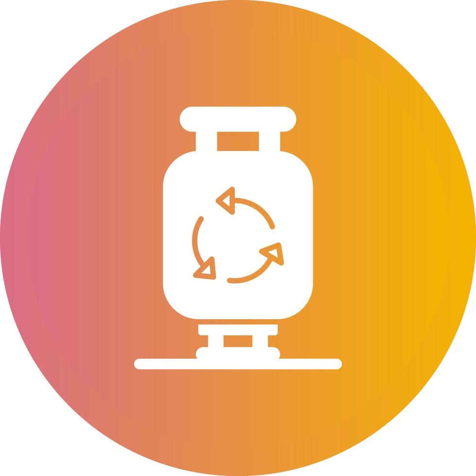 Gas Cylinder Vector Icon