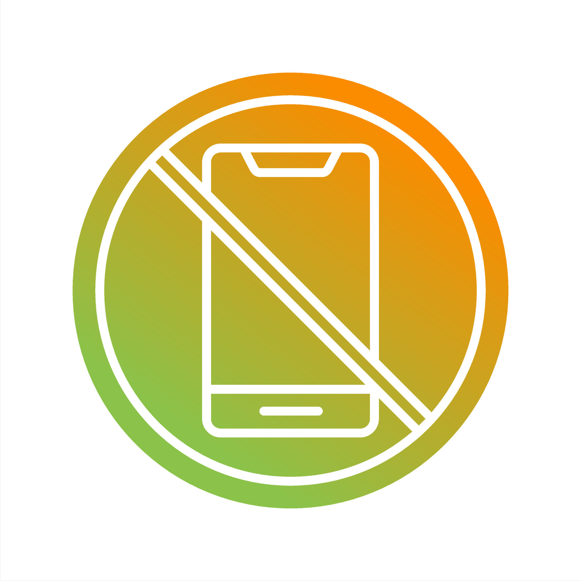 No Cell Phone Vector Icon 16933073 Vector Art at Vecteezy