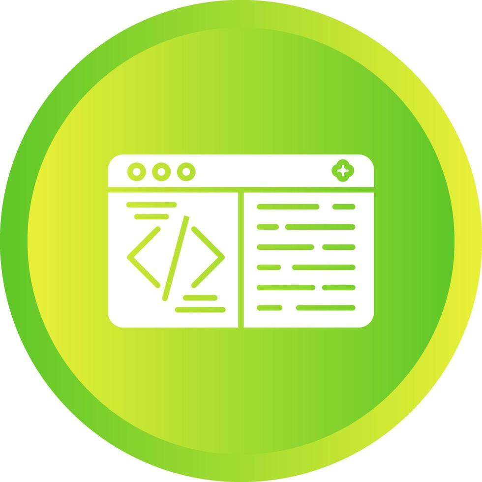 icono de vector de codificación