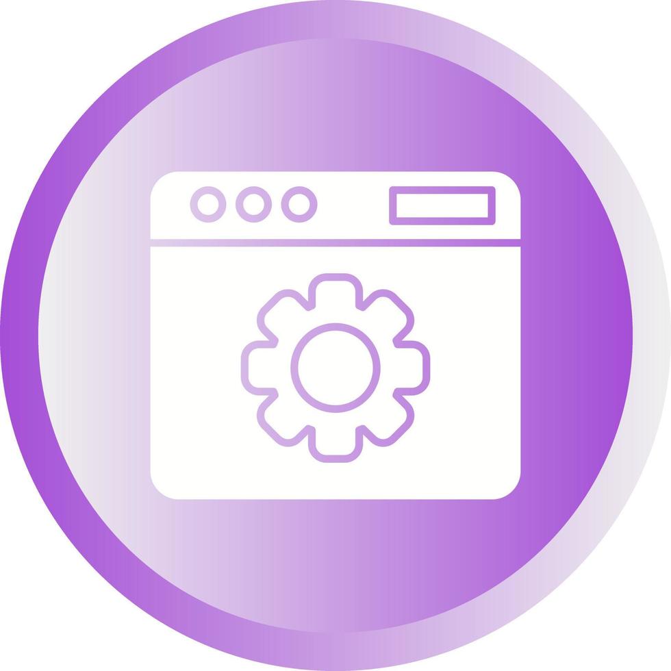 Web Settings Vector Icon