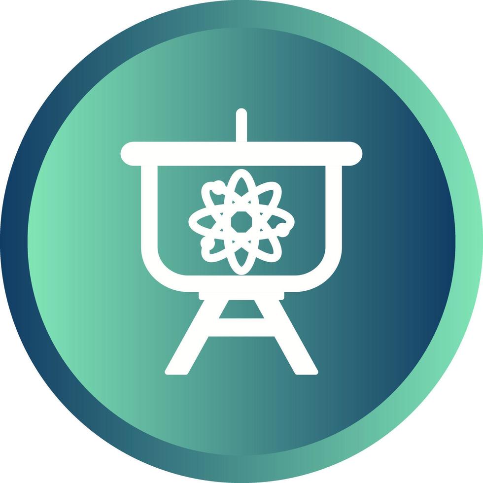 Atom Presentation Vector Icon
