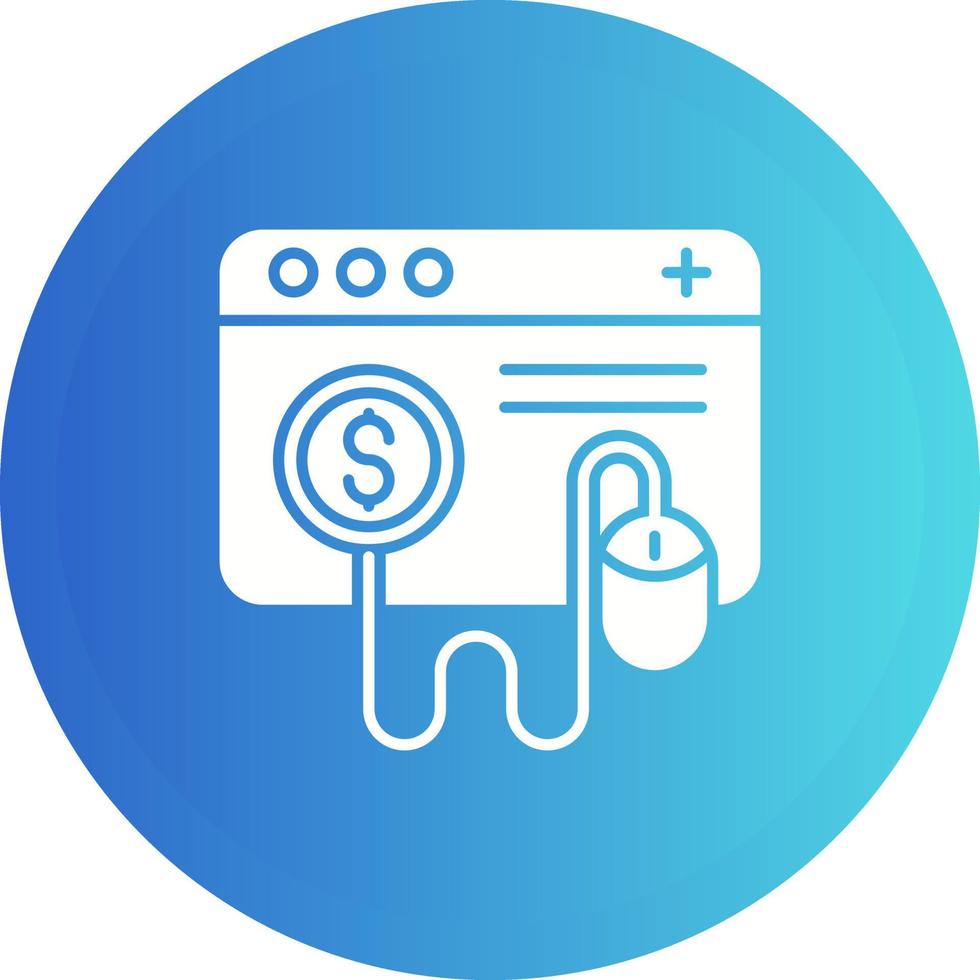 Pay Per Click Vector Icon
