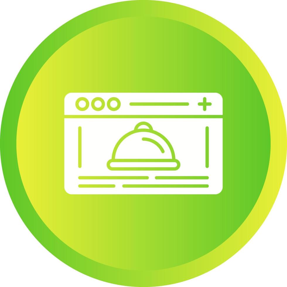 icono de vector de sitio web