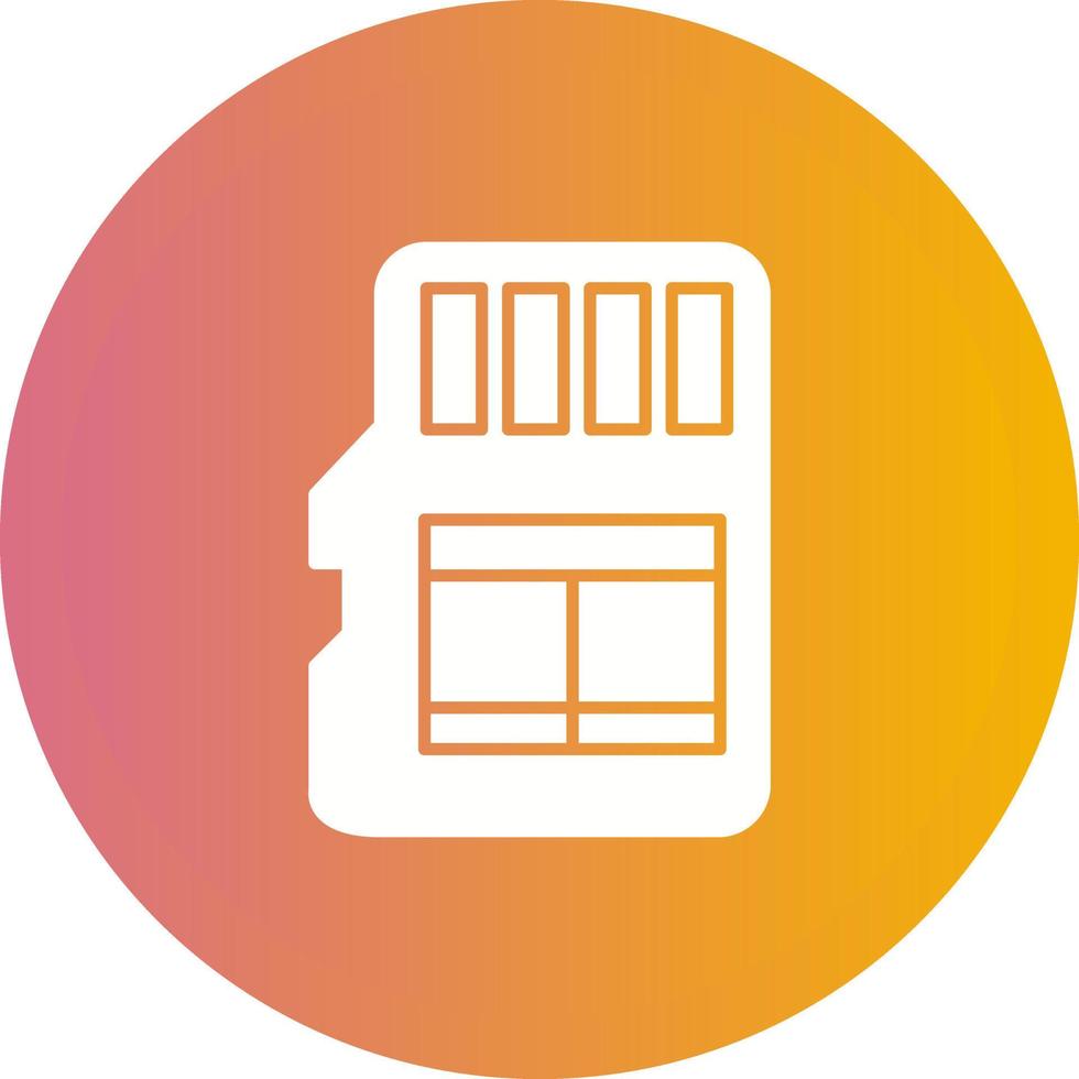 Memory Card Vector Icon
