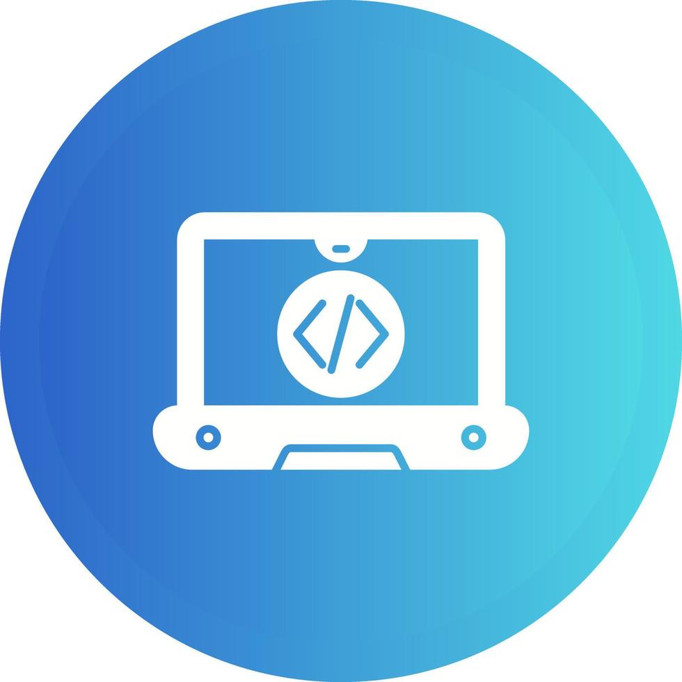 Coding Glyph Round Circle Icon 16933671 Vector Art at Vecteezy