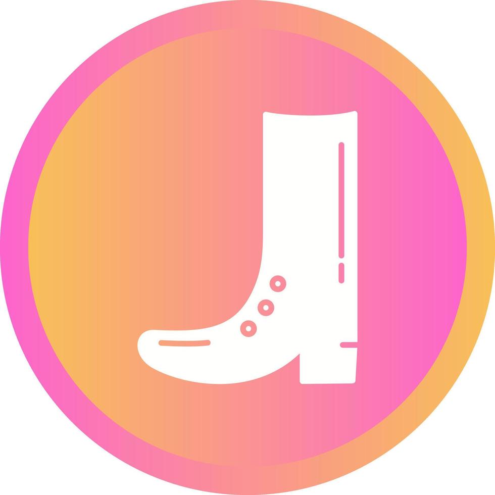 Cowboy Boot Vector Icon