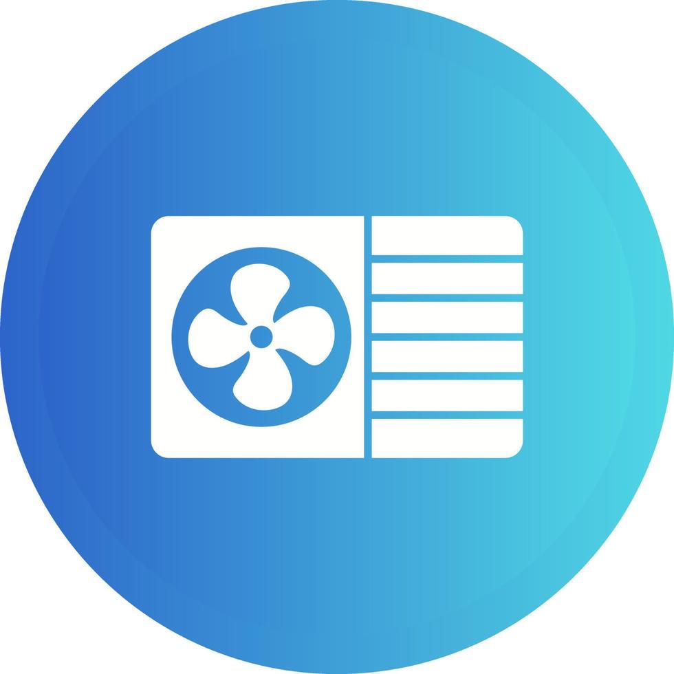 AC Window Unit Vector Icon
