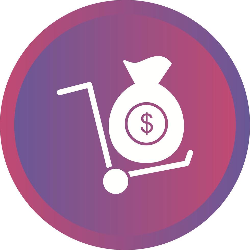 icono de vector de transferencia de dinero