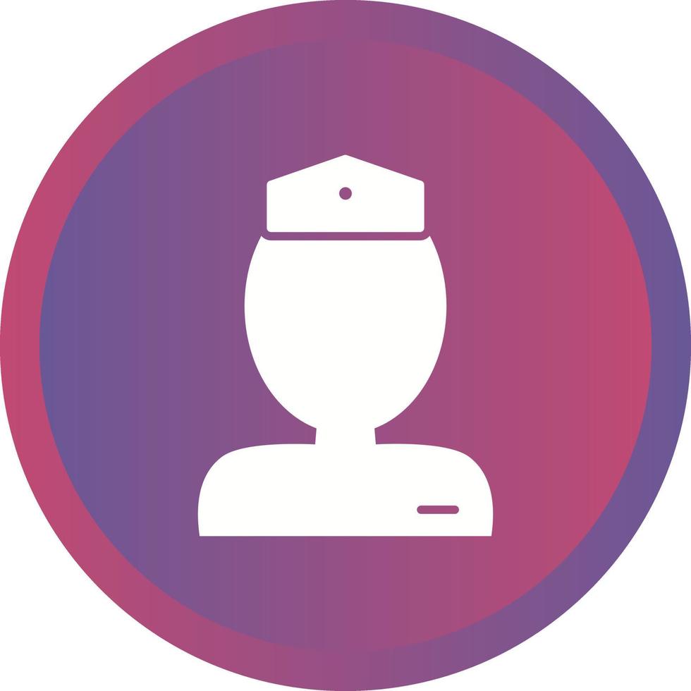 Flight Attendant Vector Icon