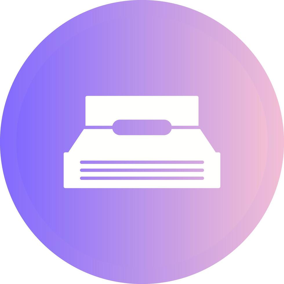 Single Bed Vector Icon