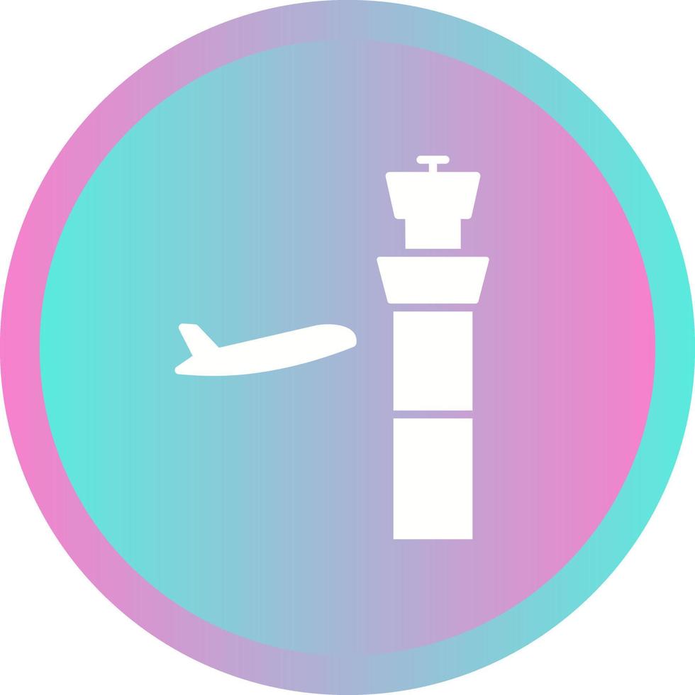 Air Control Tower Vector Icon