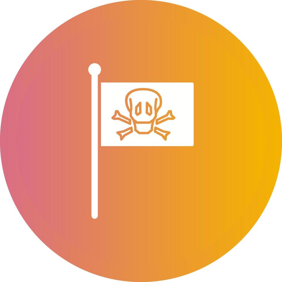 PIrate Flag Vector Icon