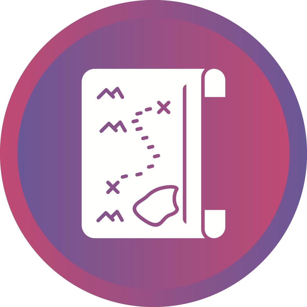 Pirate Map Vector Icon