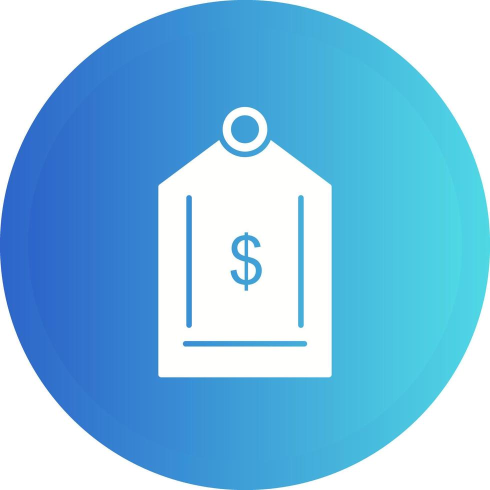 Dollar Tag Vector Icon
