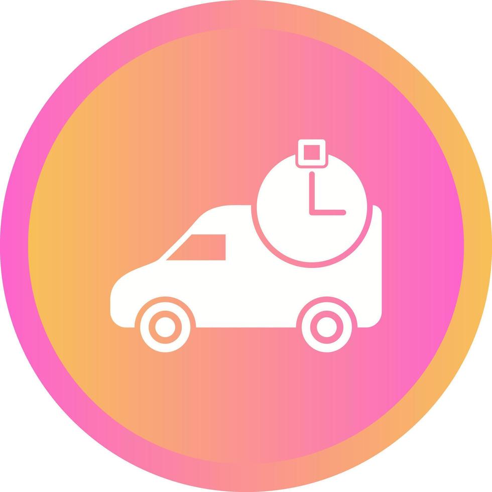 Time Based Delivery Vector Icon