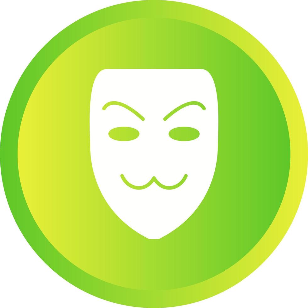 icono de vector de máscara de hacker