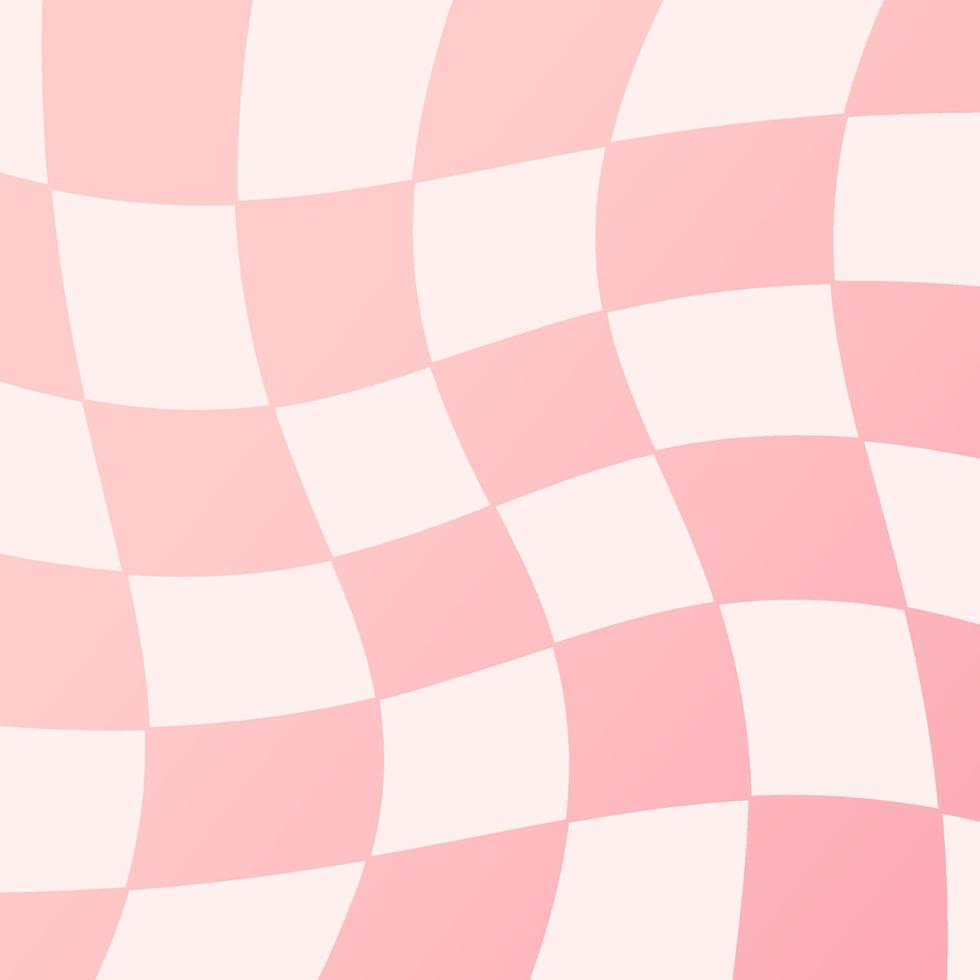 Soft pink tone using for cover page and paper printing, repeating squares background, chess pattern. Checkerboard texture.Abstract geometric background. vector