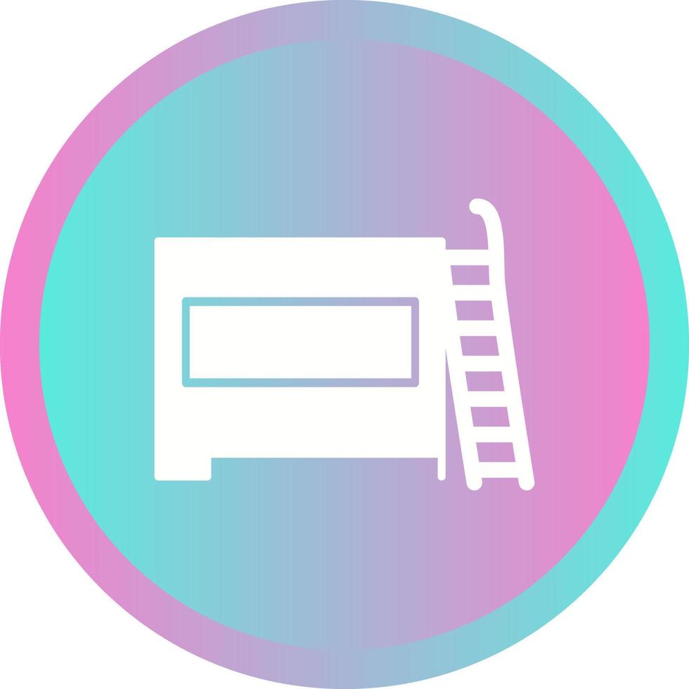 Bunk bed Vector Icon