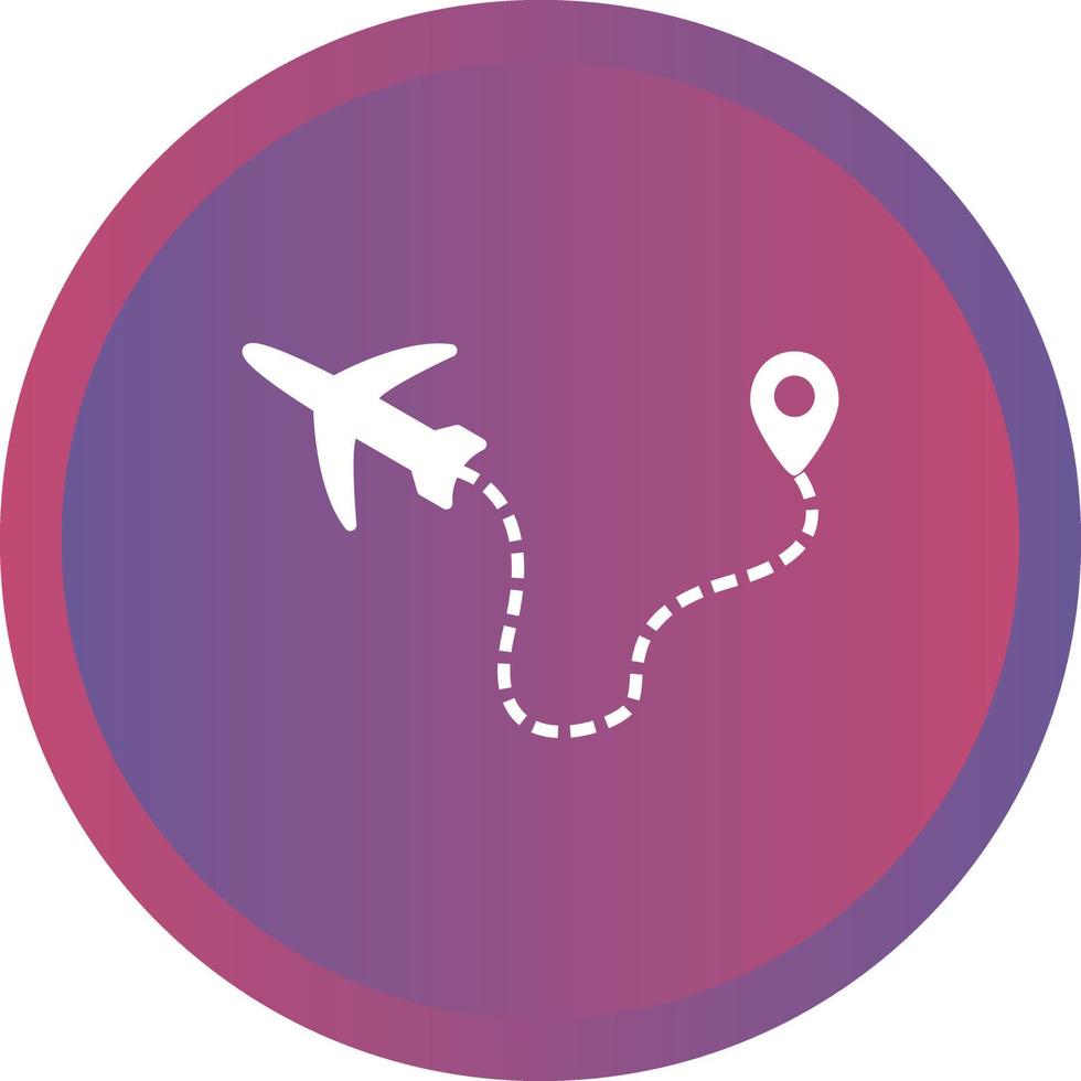 Plane Flying Vector Icon