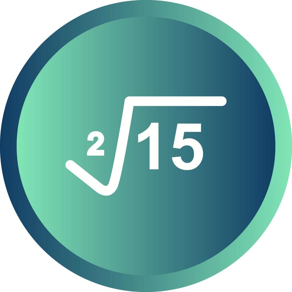 Square Root Vector Icon