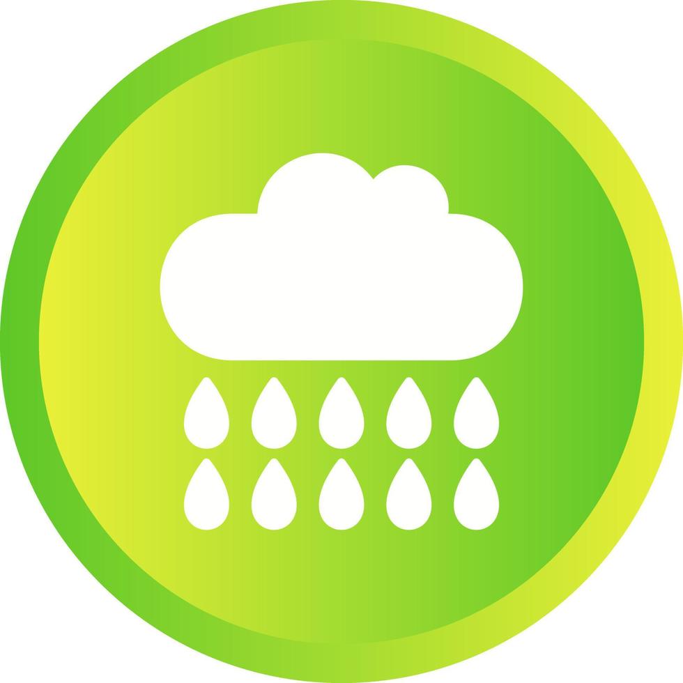 Rain Vector Icon
